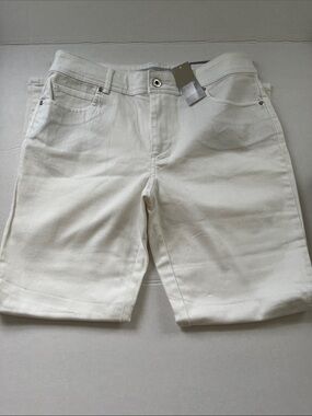 Chico's Men's White Jean Shorts